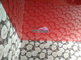 Натяжные потолки Курск -  Натяжной потолок «RSDecor» из лакового (глянцевого) полотна MSD (цвет L866, 320 см). Работа студии «РСДекор». Курск.
